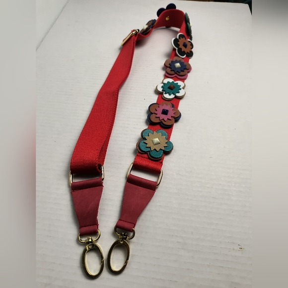 Replacement The Shoulder Bag Strap Red Multi Floral - Picture 2 of 8